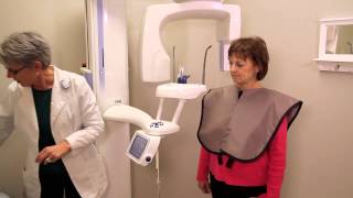 Proper dental apron use and pan imaging tips.