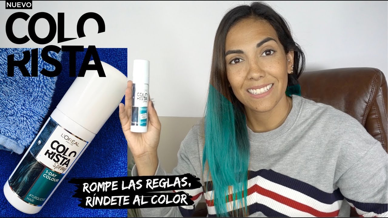 6. L'Oreal Paris Colorista Spray in Smokey Blue Review - wide 1