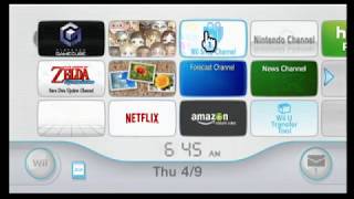Wii Menu wii Footage