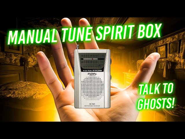 Spirit Box Manual Tune Fm Am Radio Paranormal Hunting Equipment