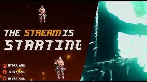 How to make stream is starting overlay like dynamo on android|all new||DYNAMO GAMING