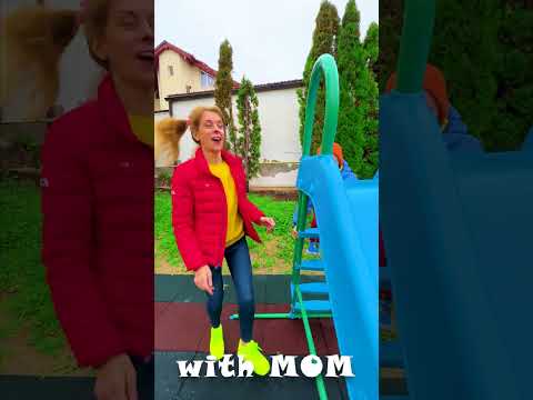 🤣 Tati este amuzant 😵‍💫 Dad vs Mom at the amusement park 😎 #shorts by #melimi