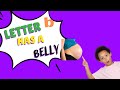 THE LETTER b HAS A BELLY!🖤💚💛