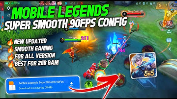 NEW !! ML 90Fps Super Smooth Lag Fix Config Files | Boost Fps + Ping Booster Script | MLBB