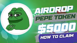 PEPE COIN AIRDROP | NEW MEME TOKEN CRYPTO AIRDROP | HOW TO BUY PEPE COIN FREE GUIDE