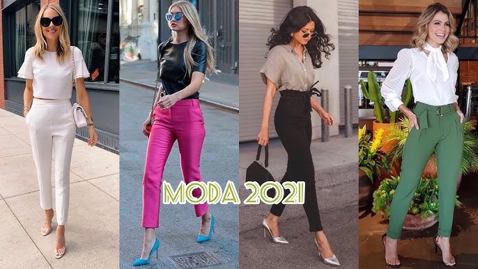 OUTFITS CON PANTALON ENTUBADO DE VESTIR MODA 2023✨OUTFITS WITH