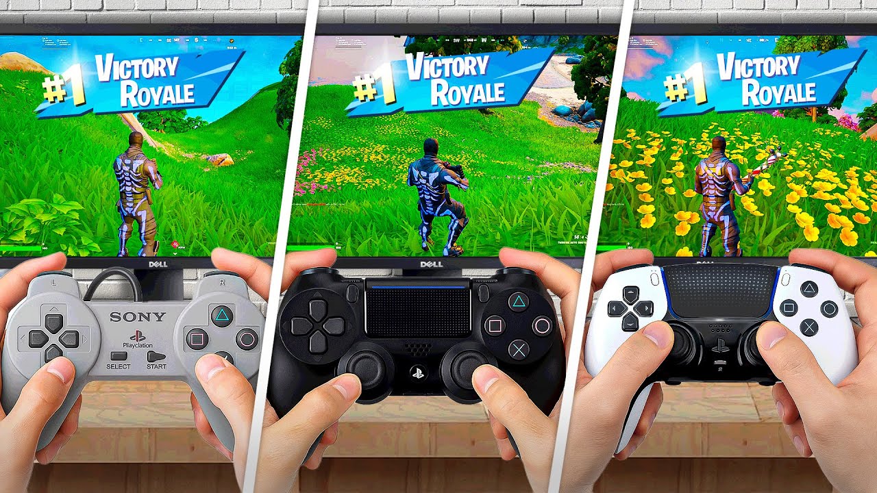 I Won Fortnite on EVERY Playstation Controller