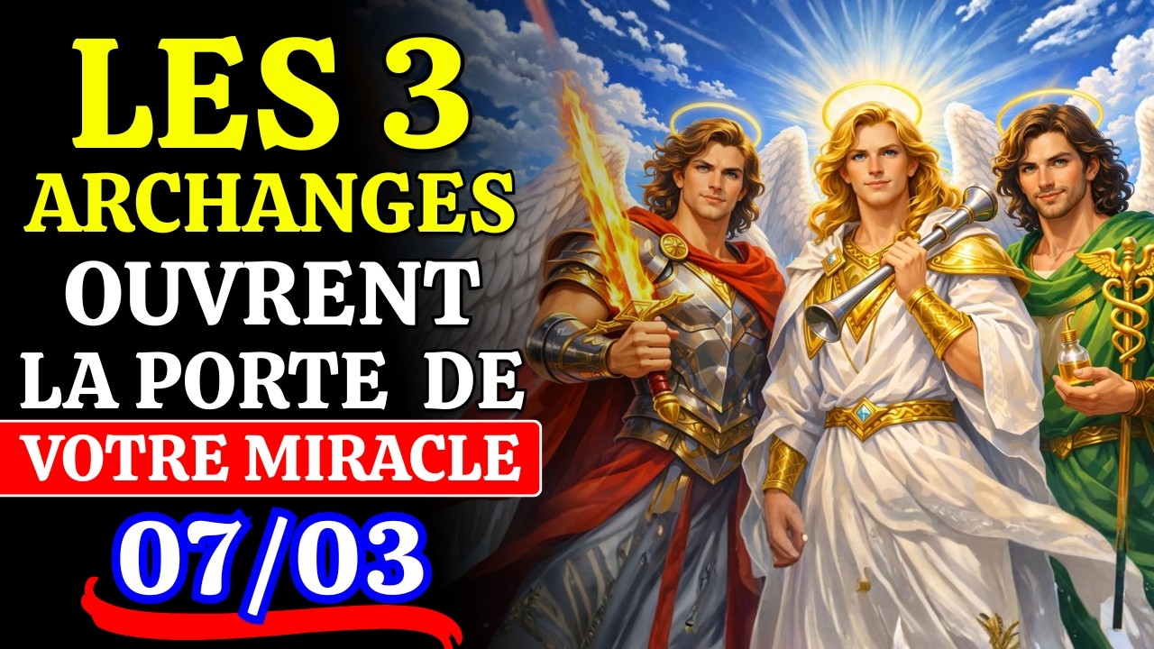 La Prière Qui Débloque 3 Miracles Dans Votre Vie ! ✨ L'ALLIANCE DES 3 ARCHANGES!