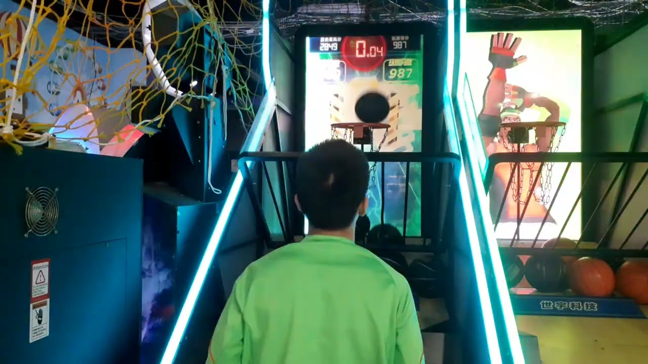 久違的初代炫動籃球機終極挑戰7顆🏀能投出多少分?