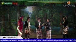Pergelaran Kethoprak Mataram Ngayogyakarta - Geger Kartasura