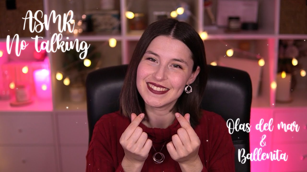 ASMR NO TALKING | Olas del mar con ballenitas | Headrec