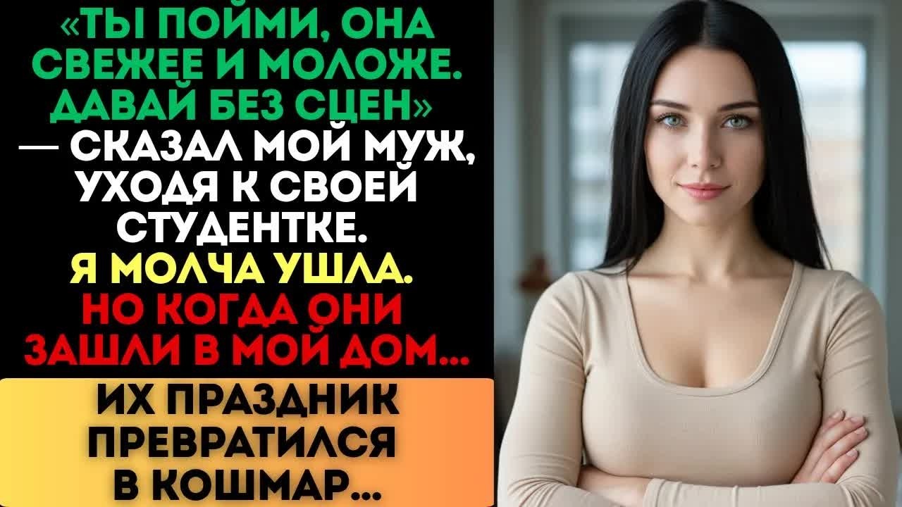 «Она свежее и моложе», — сказал муж. Но когда они зашли в мой дом...