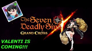 Valenti is coming!! Hype 100 Day Celebration Patch Notes!! | Seven Deadly Sins Grand Cross