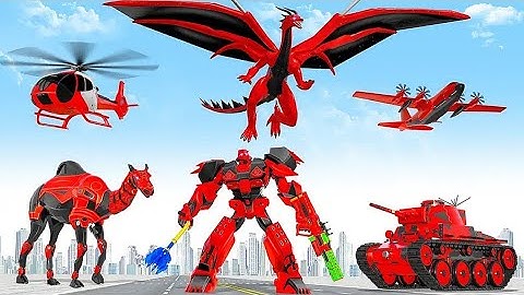 Police Camel Flying Car Snake Robot Transforming Game 2023 - Android iOS Gameplay