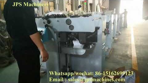 JPS-320ZD Automatic Parking Ticket Fan Folding Machine/ Fan Folder Machine to U.A.E