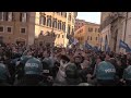 Business owners clash with police in Rome