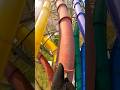 Bela ciao slide climbing #ytshorts #freerunning #themepark #slide #waterpark
