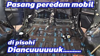 Avanza dari Surabaya, pasang peredam ke Jogja, peredam mobil jogja