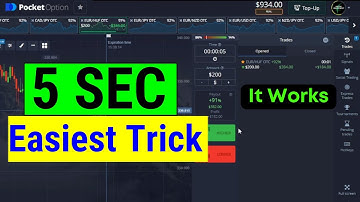 5 SECONDS STRATEGY ON POCKET OPTION - Easiest Trick