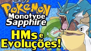 Pokémon Sapphire (Detonado Monotype - Parte 5) - Hm Cut, Strength e Evoluções!