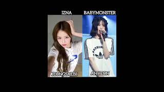 Izna × Babymonster❤️🔥 Resimi