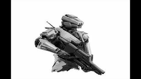 Robot Sketch [speedpaint] - Scifi Character Design