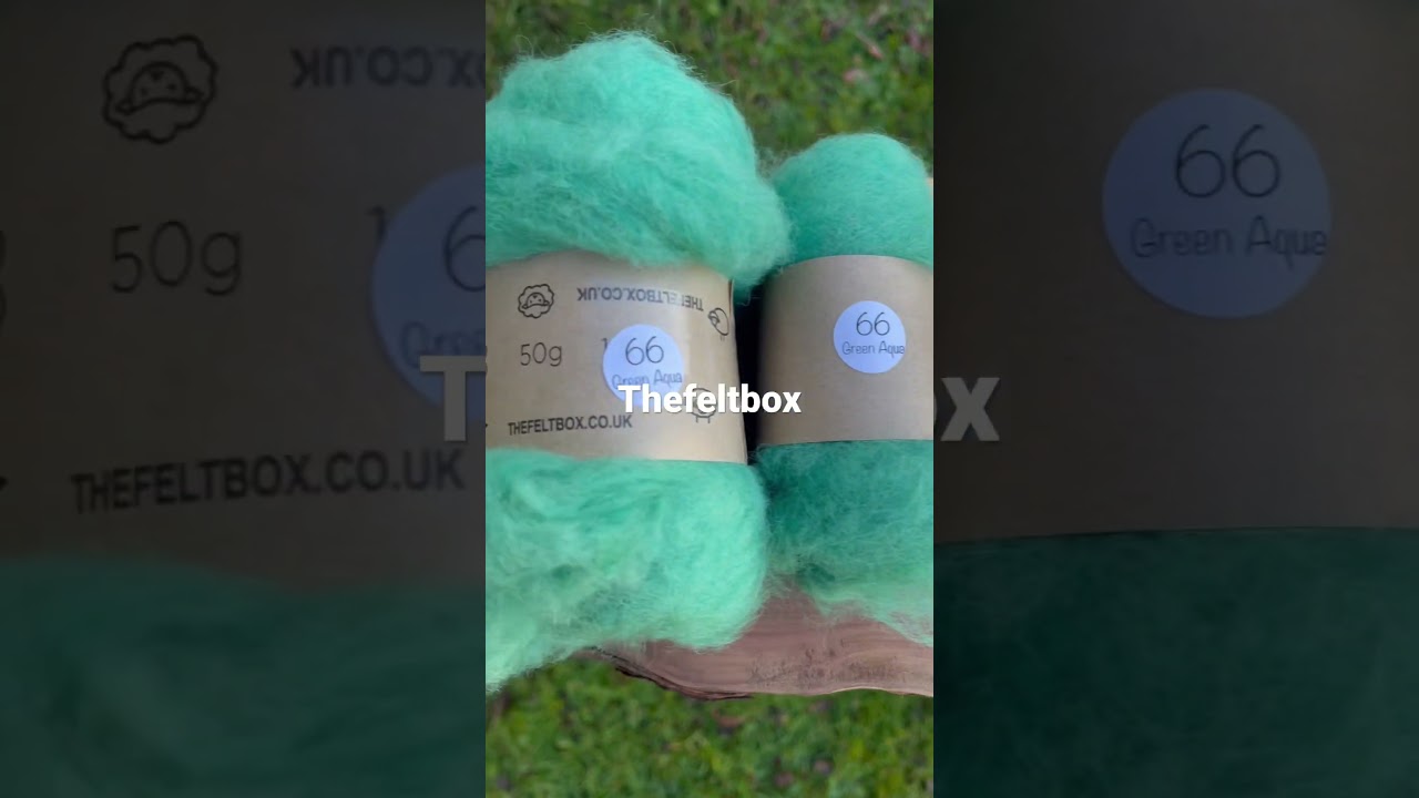 Carded wool for needle felting The Felt Box