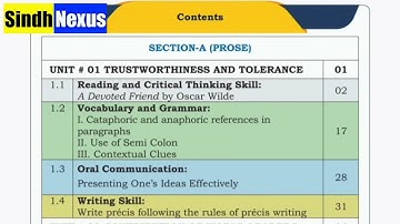 XII 12th English New Syllabus 2025 | Lesson 01 | A Devoted Friend | Complete Lesson | #SindhNexus 