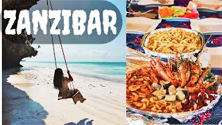 Best beach in Zanzibar - Mtende Beach | Kwale Island safari blue