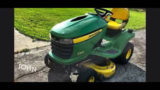 Maintenance Tune Up on a John Deere X300