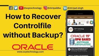 how to recover controlfile without backup