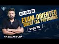 “Important Income Tax Provisions for Exams | CA Sagar Vora