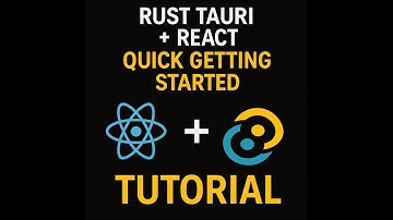 Rust Tauri + React Quick Getting Started
