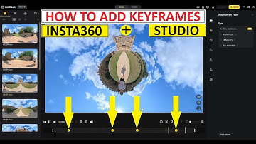 INSTA360 STUDIO DESKTOP: Een beginnershandleiding voor het toevoegen van KEYFRAMES met INSTA360 X...