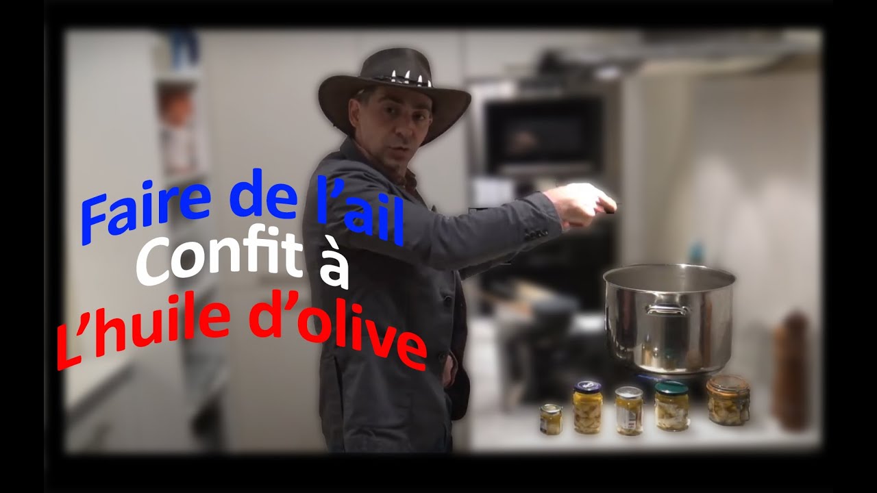 ail confit en bocaux