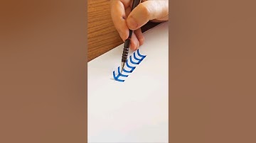 How to Make 3D Letters Calligraphy x Tolga Girgin #3d #draw #letters #caligrapghy