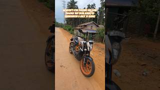 Monster KTM 390 has done 3440 km from Alibag-Dhanushkodi-Alibag #ktm #ktmlover #ktmduke