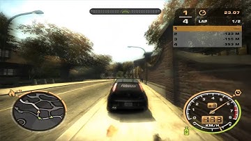 Need For Speed: Most Wanted (2005) - Race #25 - Hillcrest Boundary (Circuit)