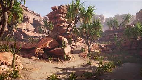 Canyon and Egypt - Level Art for UE4