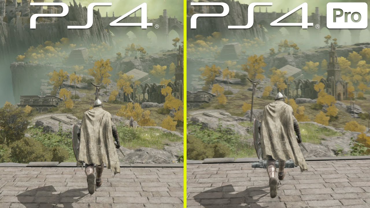 Elden Ring Graphics Comparison  PS4 vs PS4 Pro vs PS5 