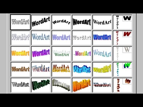 Video: Cómo Diseñar Un Título En WORD Usando WordArt