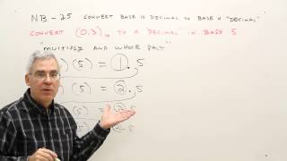 NB 25--Convert Base 10 Decimal to Base x "Decimal"