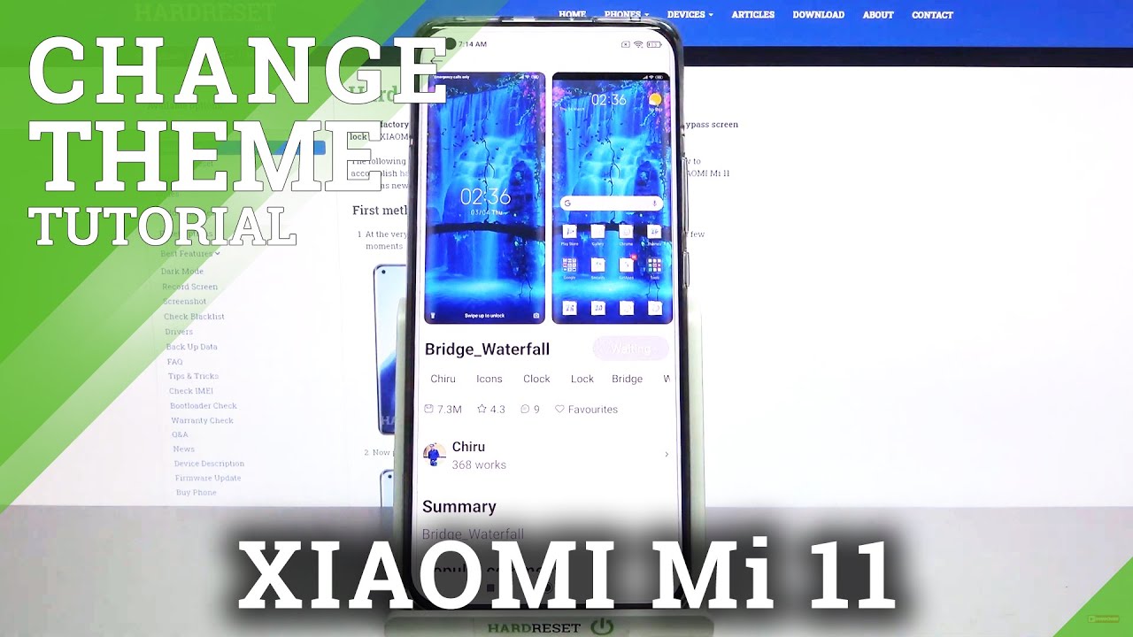 How to Change Device Theme on XIAOMI Mi 11 – Set New Theme on XIAOMI Device