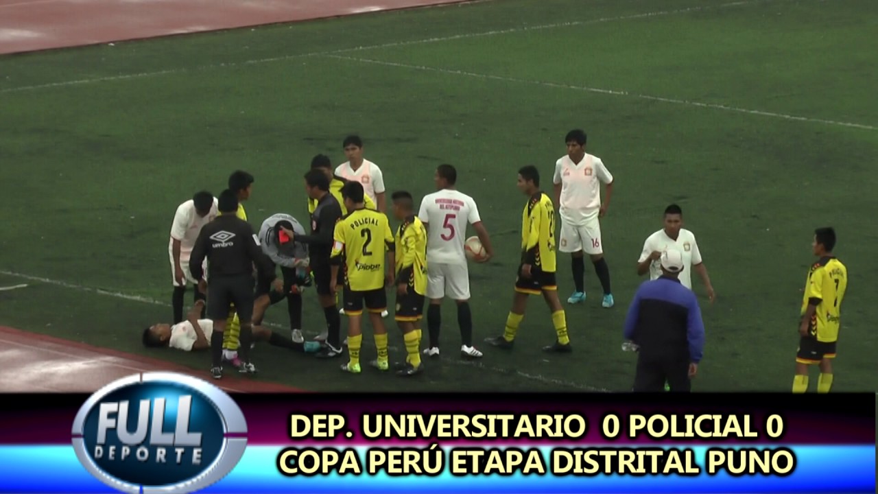 UNIVERSITARIO POLICIAL 2DO TIEMPO la voz