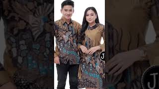 Baju Batik Couple Modern Terbaru Model 2022 Kombinasi Pasangan Motif Lamaran Kondangan Katun
