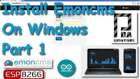 Install Emoncms on Windows  Part 1 : PDA_Control