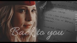 Klaus + Caroline|| Back to you [HBD Sabinka]