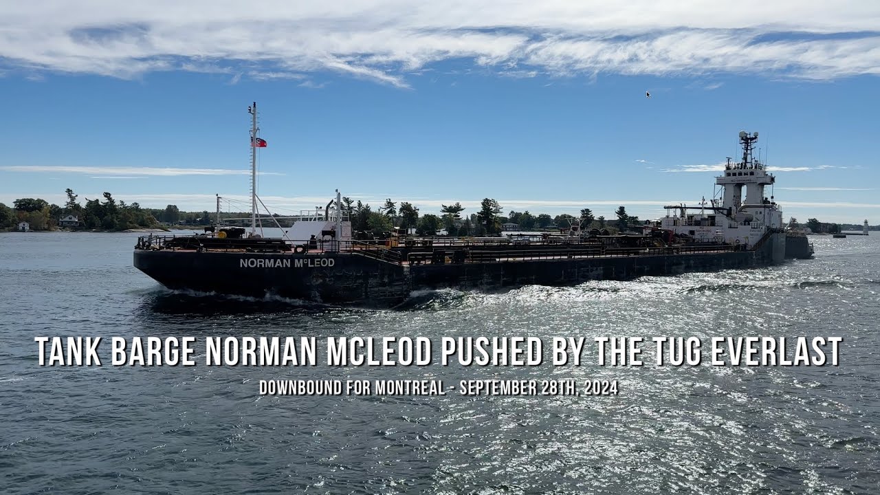 Norman McLeod & Everlast downbound for Montreal  4K
