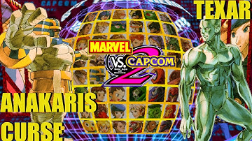 MvC2 Mvci Umvc3 ANAKARISCURSE vs TEXAR (Fightcade) pt 1