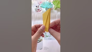 Come and fold the peacock that can open its tail. Origami tutorial. Origami. Peacock origami. How t
